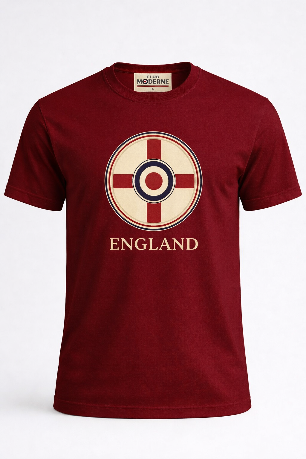 England Maroon T-shirt Crest