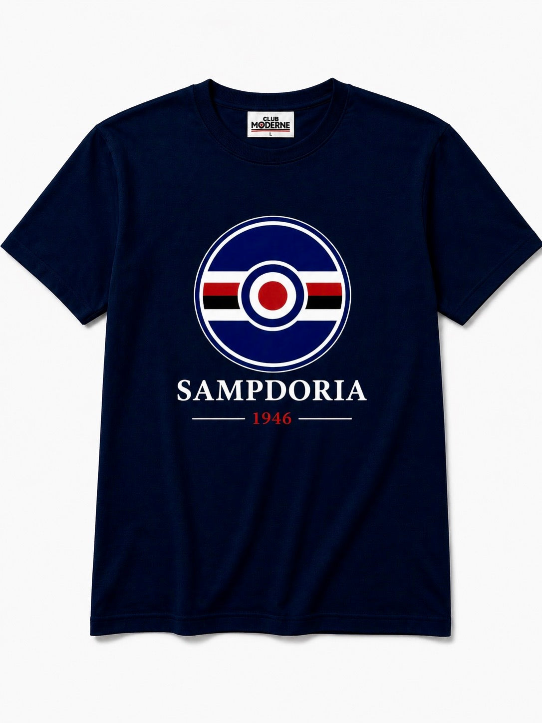 Sampdoria Navy T-shirt Crest