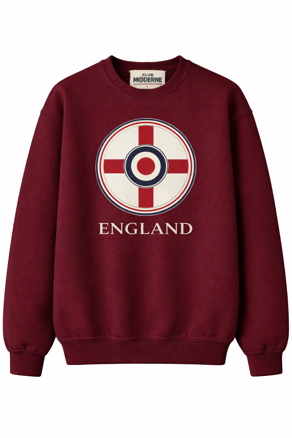 England Maroon Sweatshirt Crest