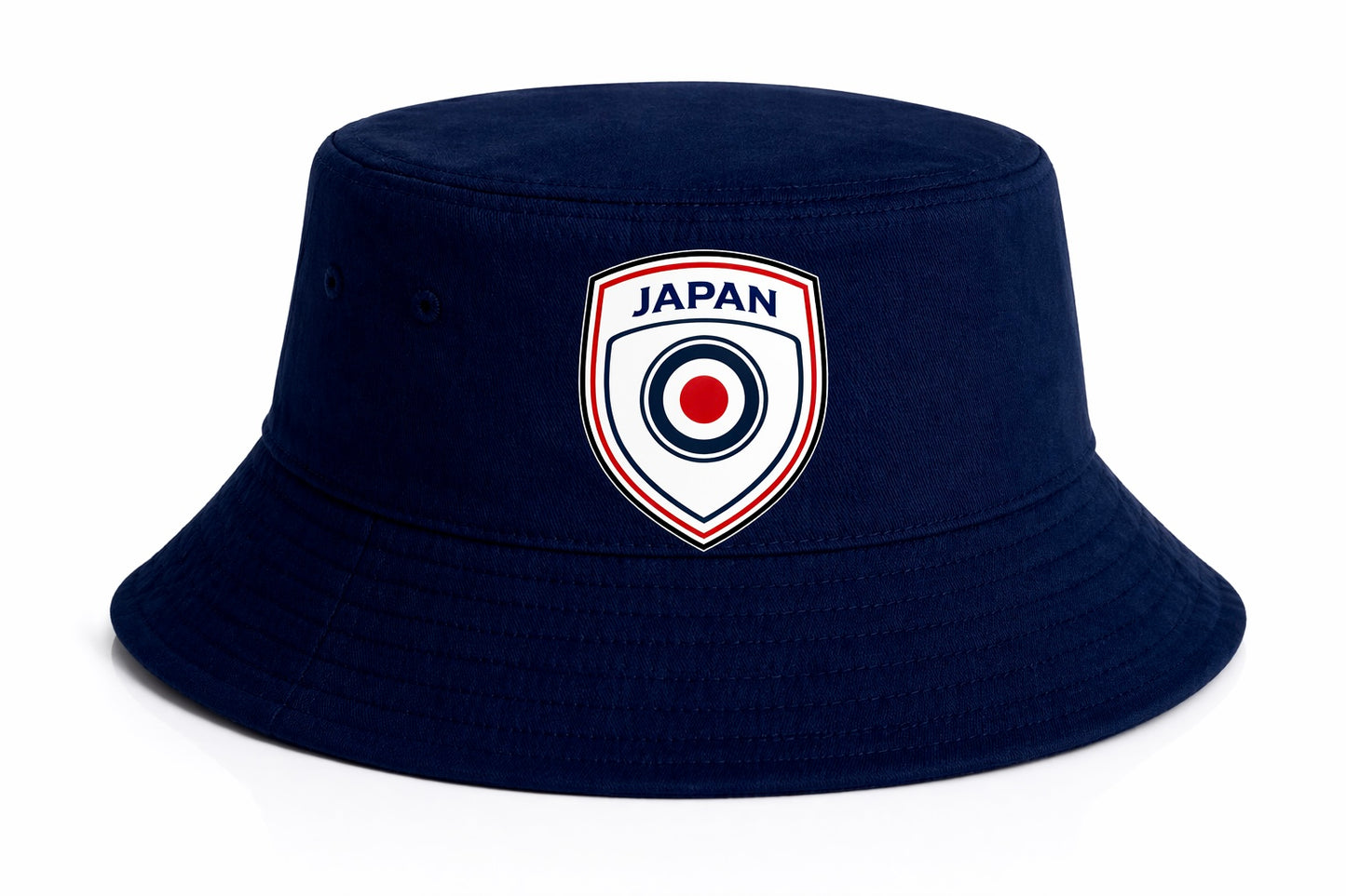 Japan Navy Bucket Hat Shield