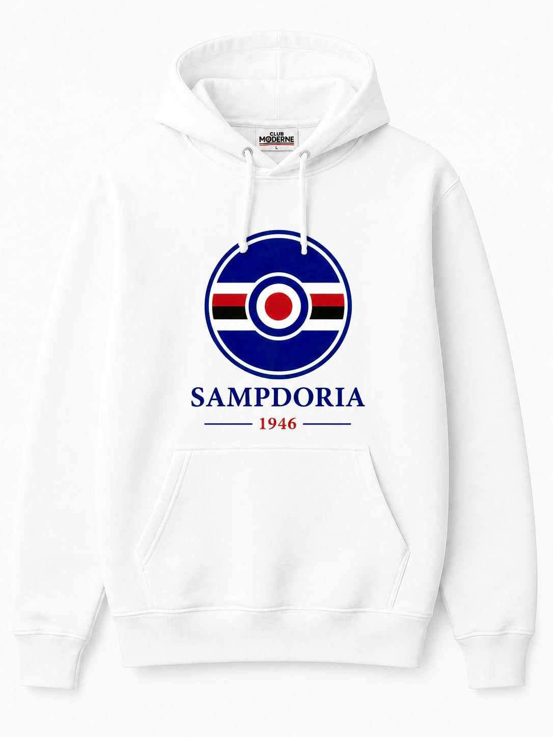 Sampdoria White Hoodie Crest