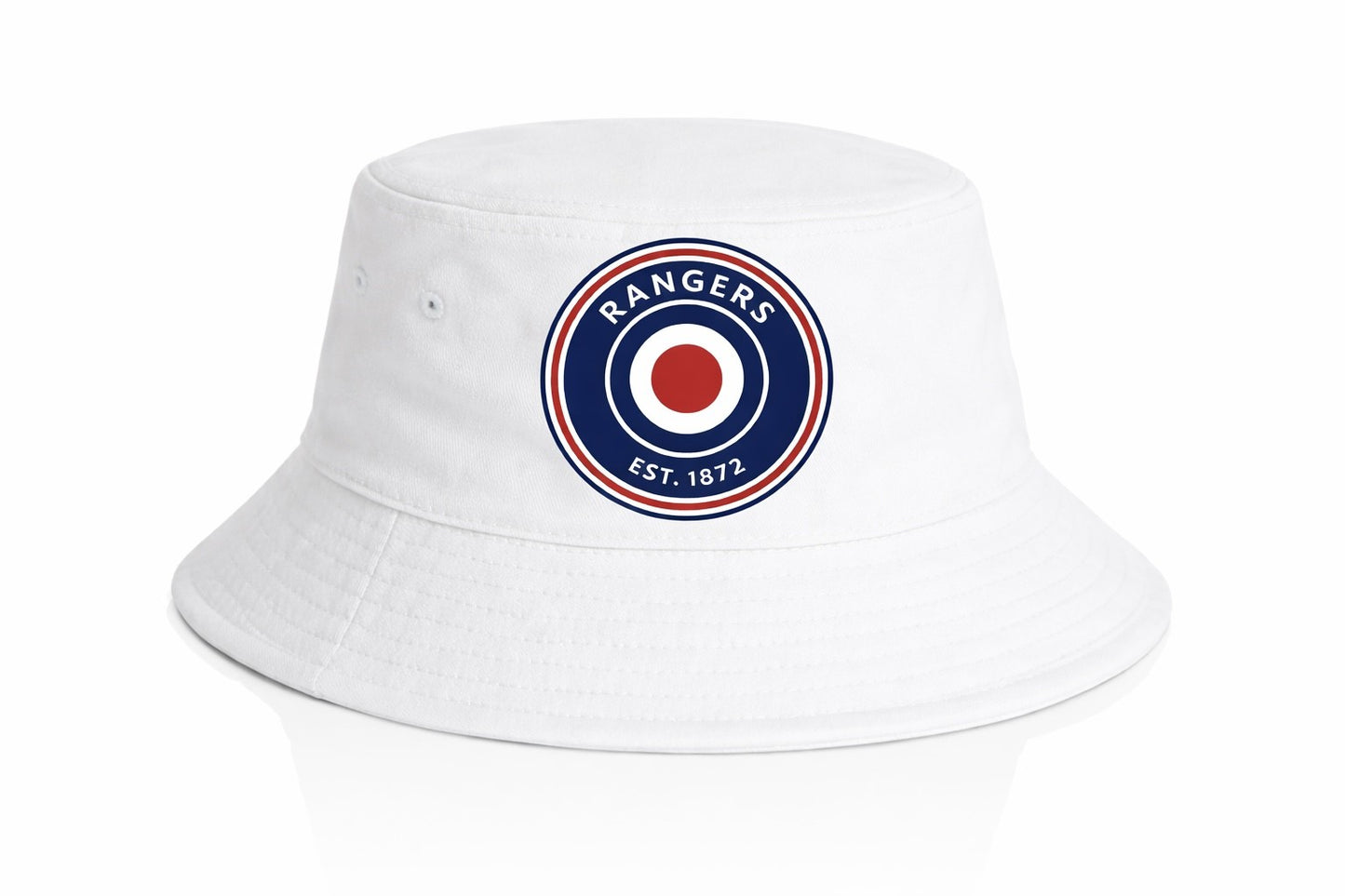 Rangers White Bucket Hat