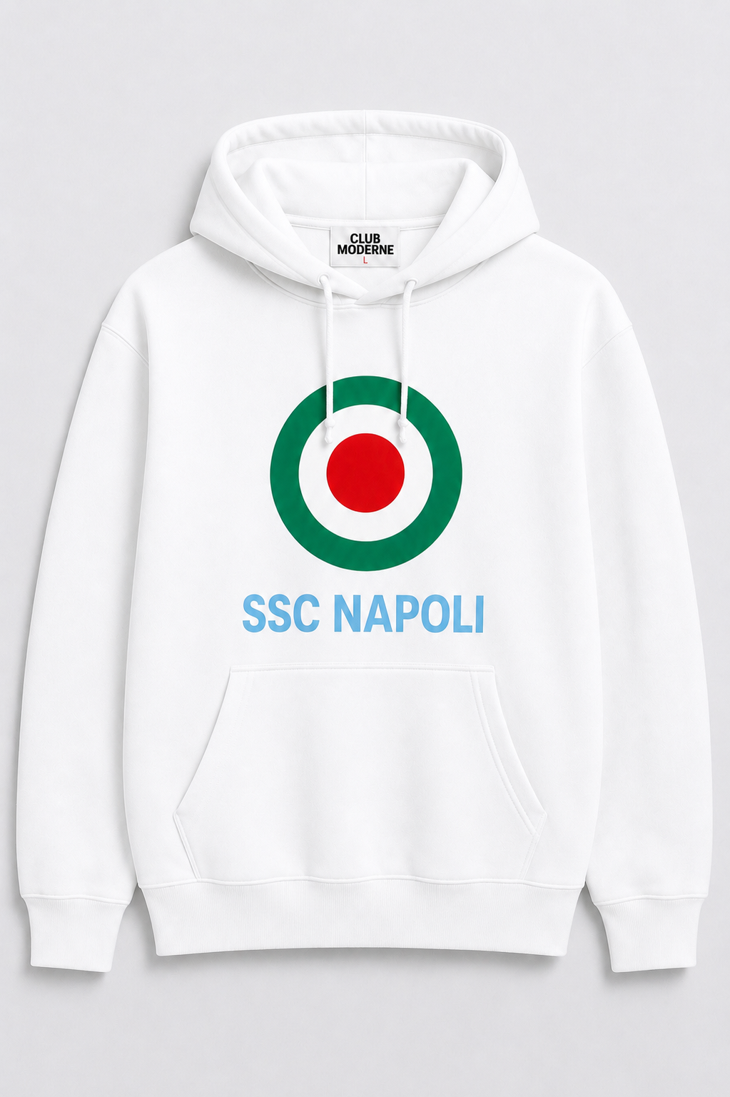 SSC Napoli White Hoodie