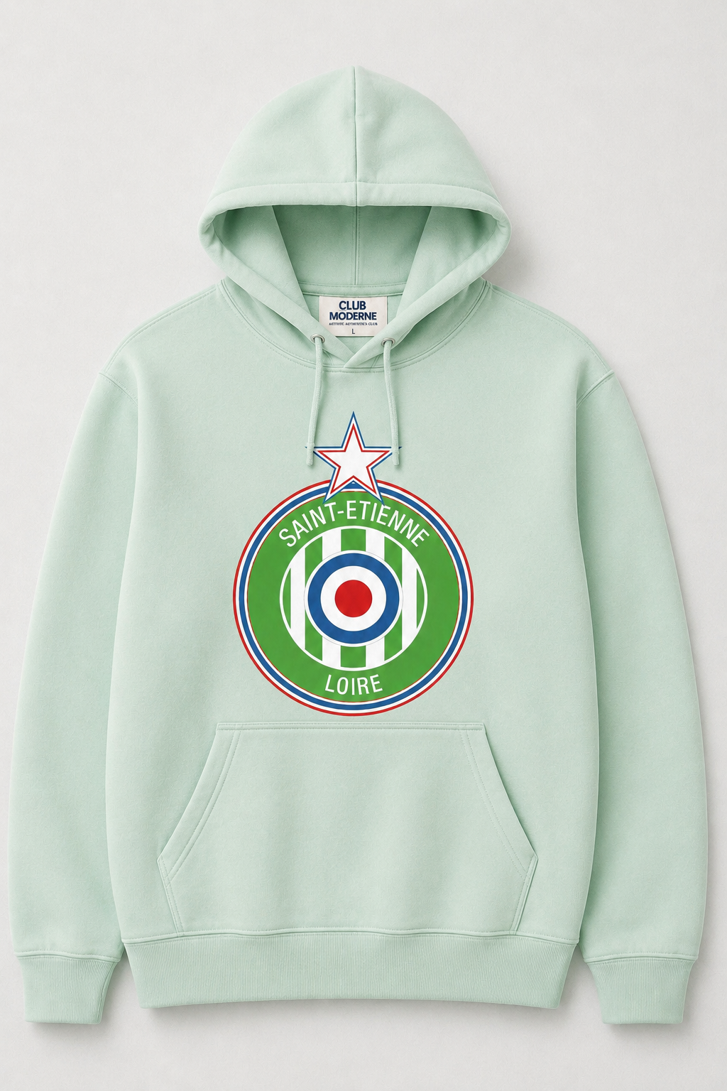 Saint-Etienne Loire Mint Hoodie Crest