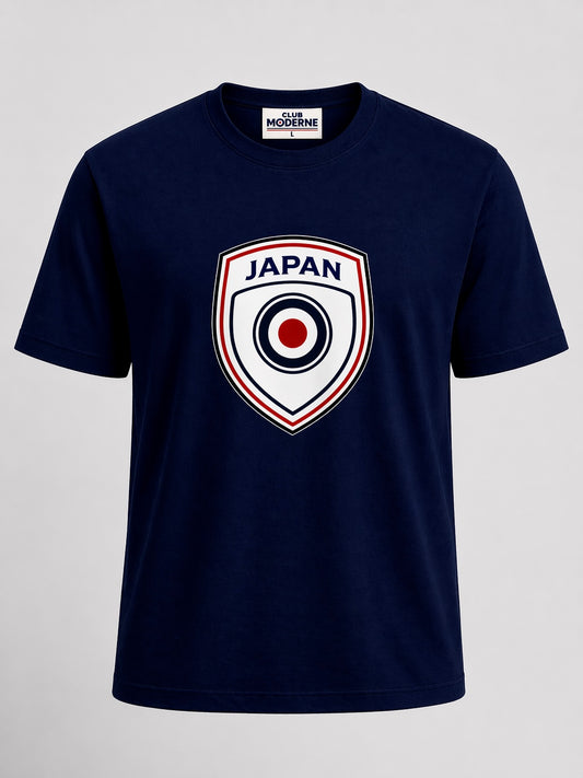 Japan Navy T-shirt Shield
