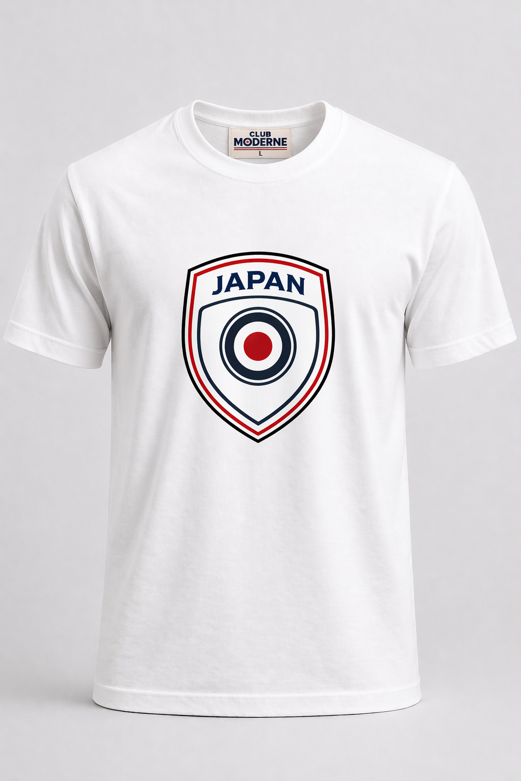 Japan White T-shirt Shield