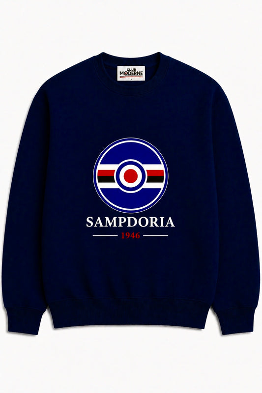 Sampdoria Navy Sweatshirt Crest
