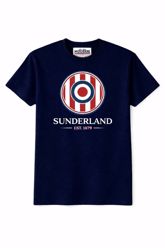 Sunderland Black T-shirt Crest