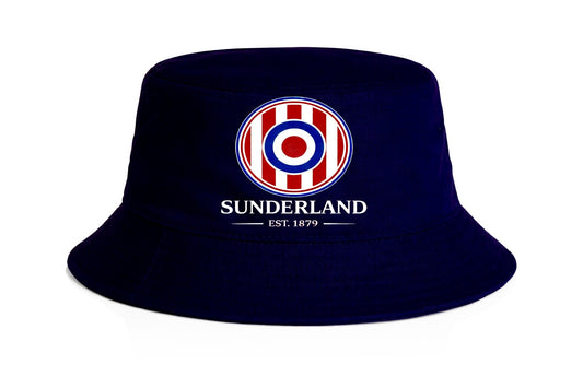 Sunderland Navy Bucket Hat Crest