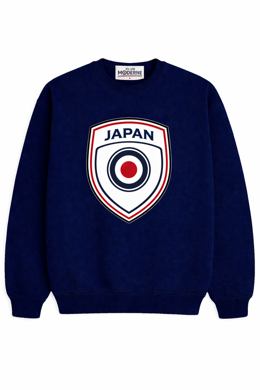 Japan Navy Blue Sweatshirt Shield