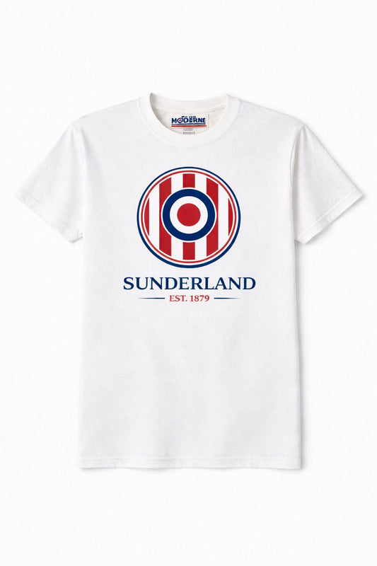 Sunderland White T-shirt Crest