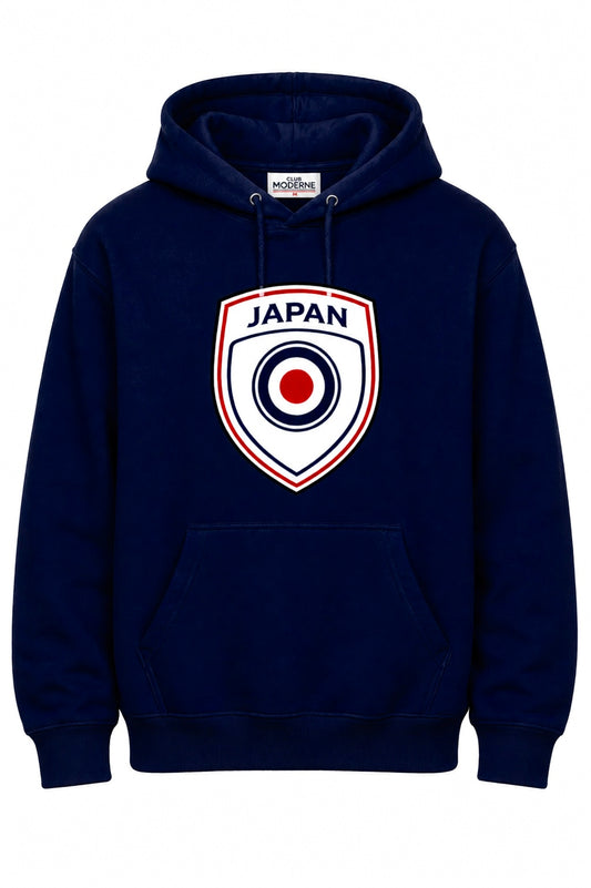 Japan Navy Hoodie Shield