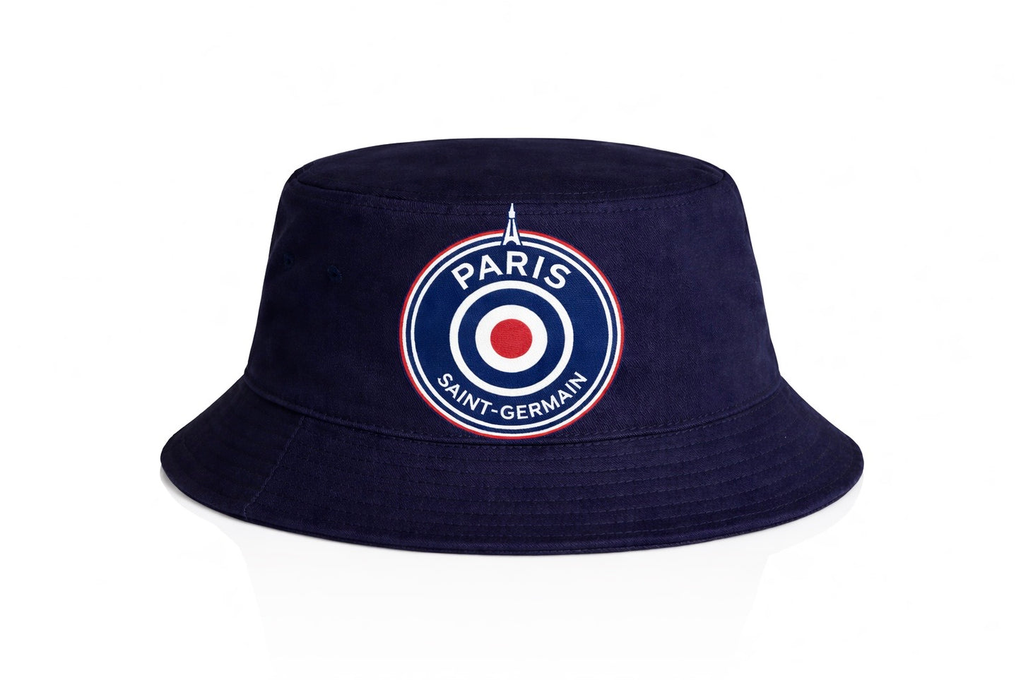 Paris Saint-Germain Navy Bucket Hat Crest