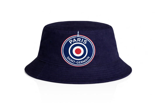 Paris Saint-Germain Navy Bucket Hat Crest