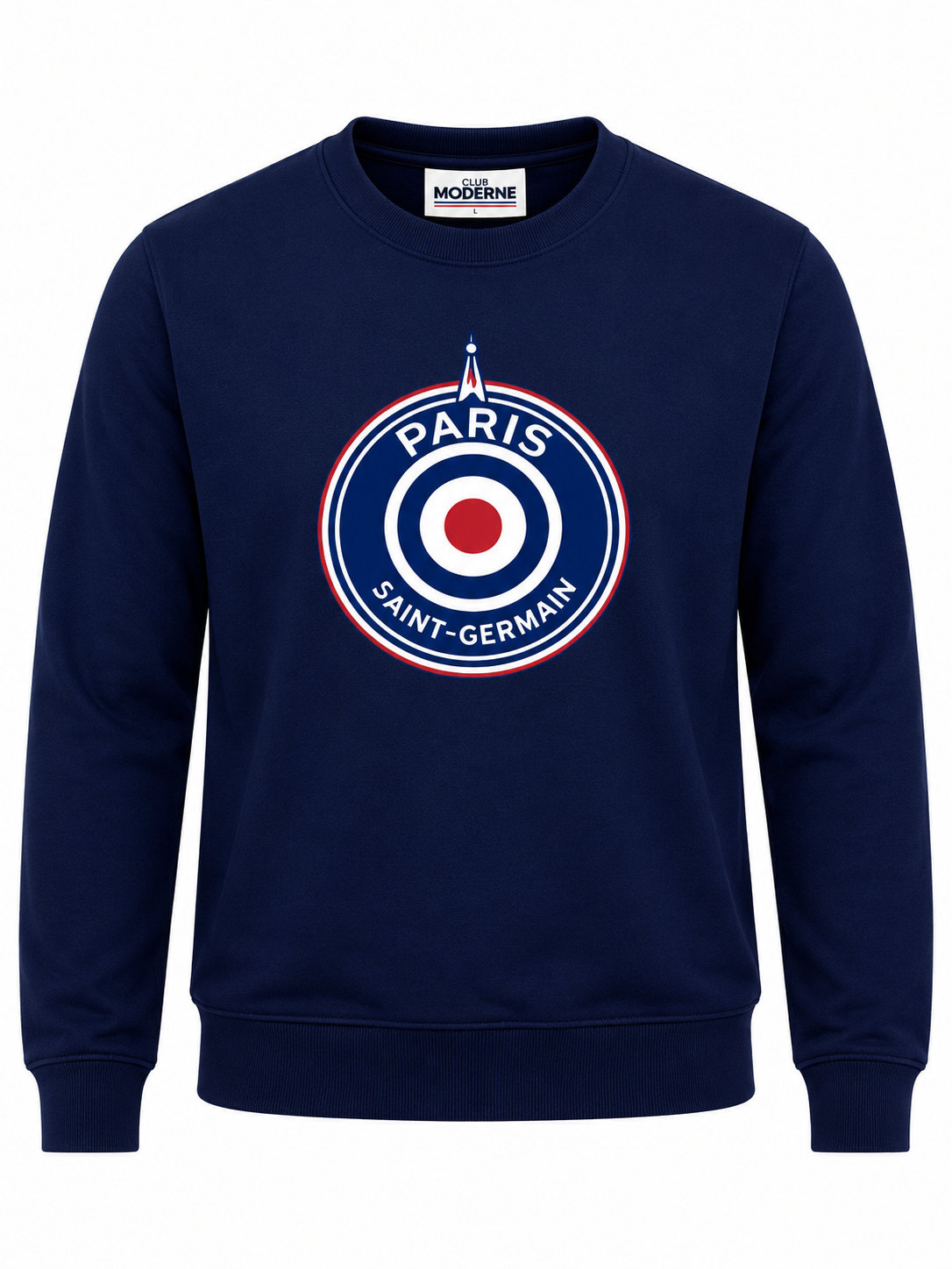 Paris Saint-Germain Navy Blue Sweatshirt Crest