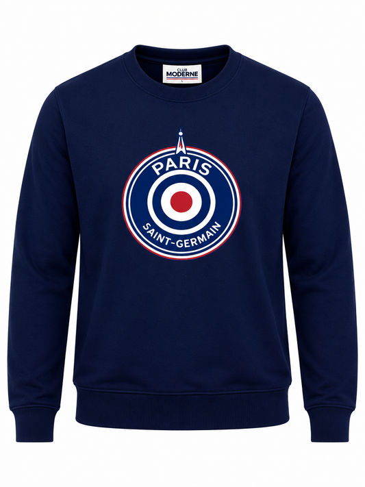 Paris Saint-Germain Navy Blue Sweatshirt Crest