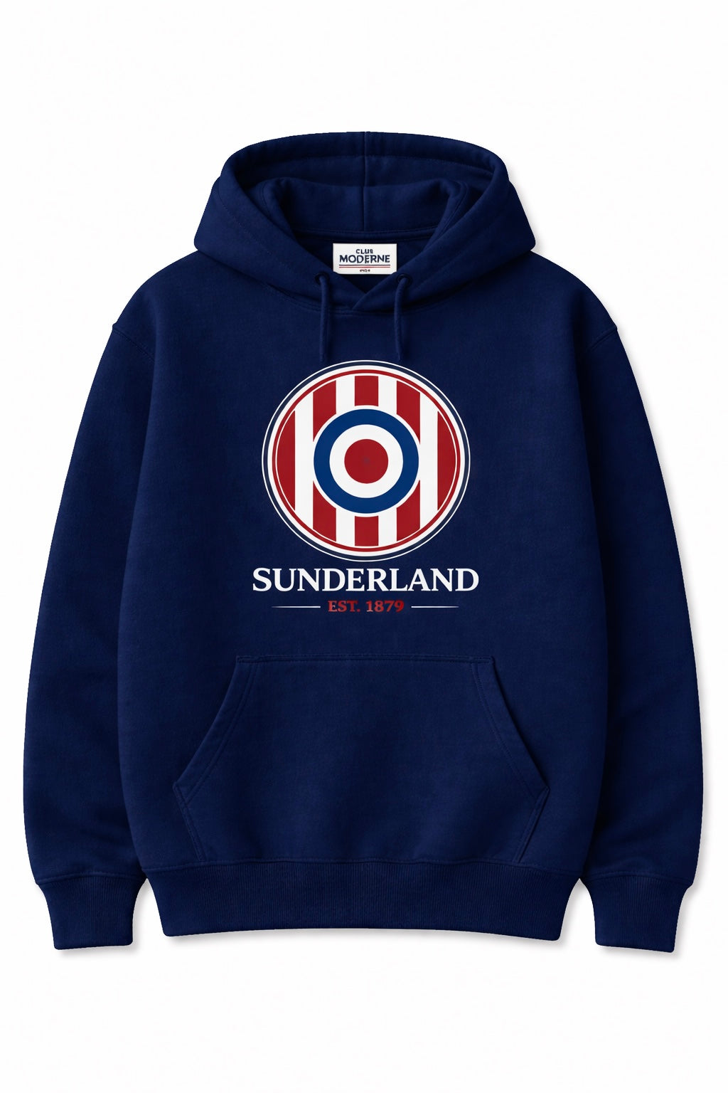 Sunderland Navy Blue Hoodie Crest