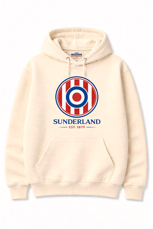 Sunderland Cream Hoodie Crest