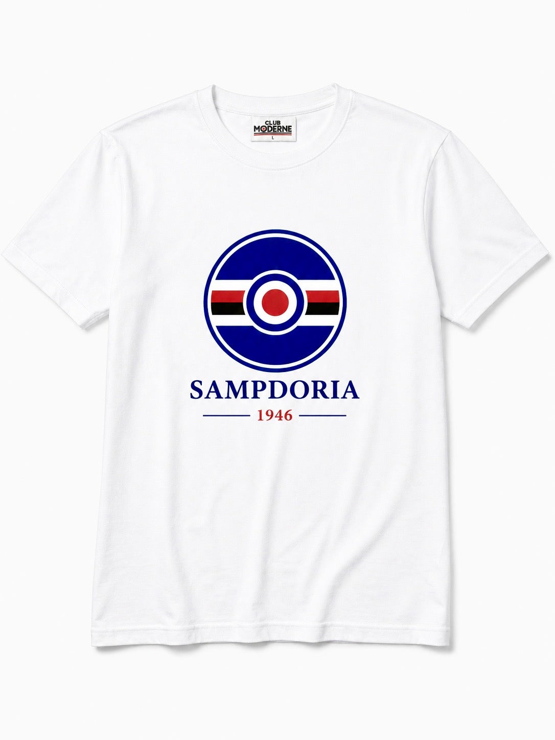 Sampdoria White T-shirt Crest