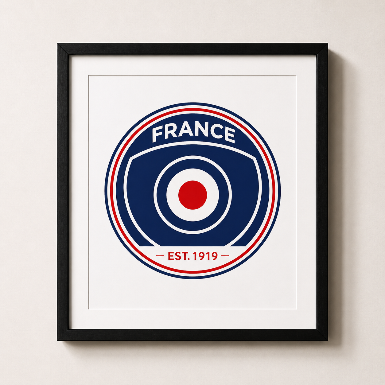 Paris Saint-Germain White Print Crest