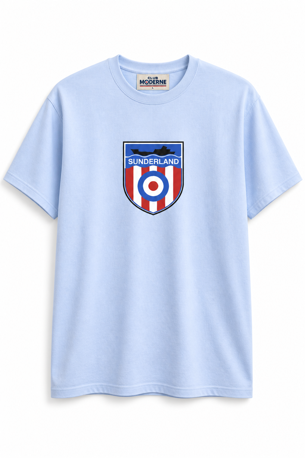 Sunderland Pastel Blue T-shirt Shield