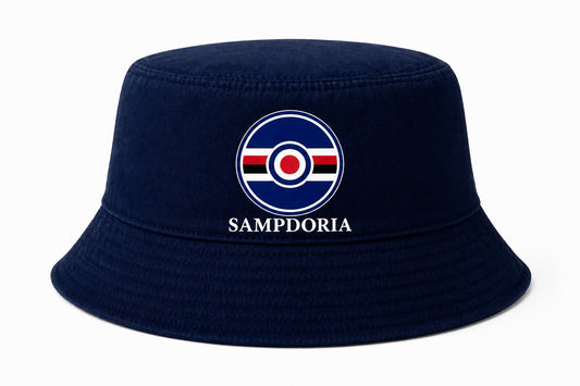Sampdoria Navy Bucket Hat Crest