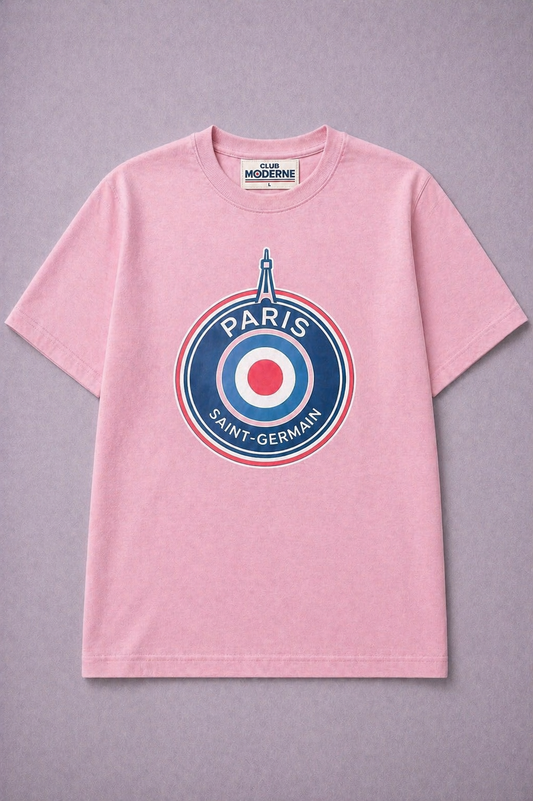 Paris Saint-Germain Pink T-shirt Crest