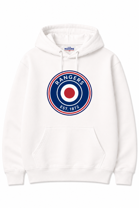 Rangers White Hoodie