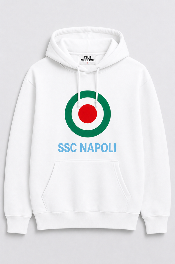 SSC Napoli White Hoodie