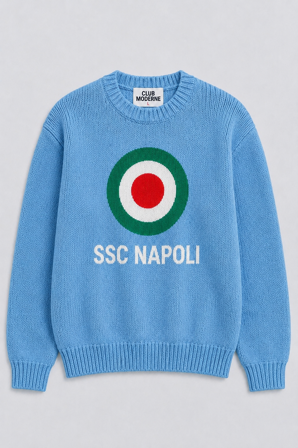 SSC Napoli Blue Knitted Sweatshirt