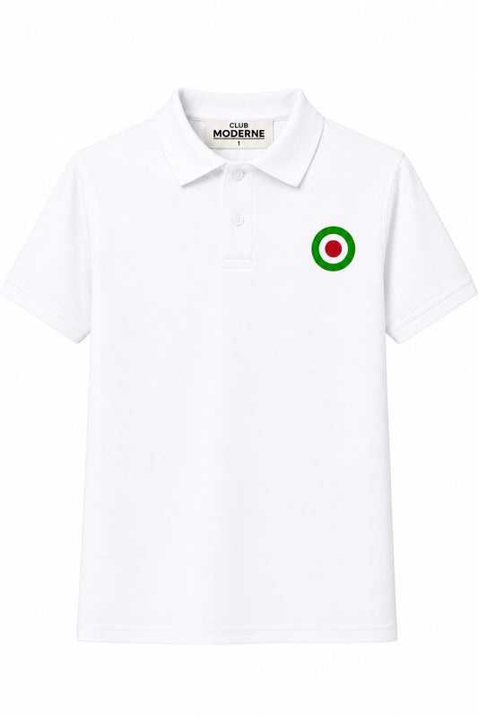 SSC Napoli White Polo Shirt