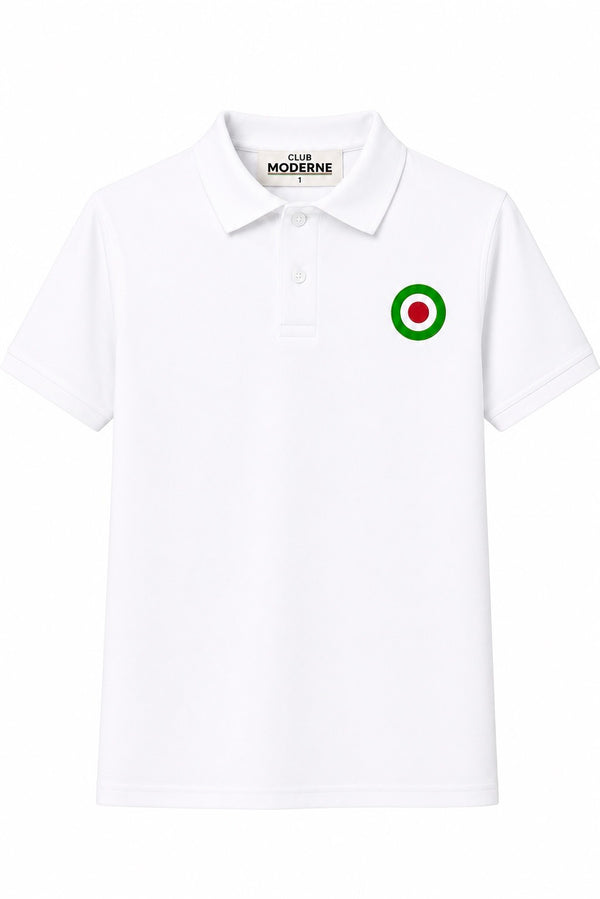 SSC Napoli White Polo Shirt