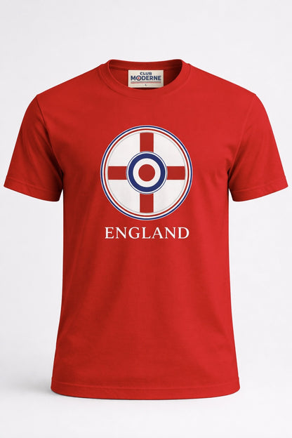 England Red T-Shirt Crest