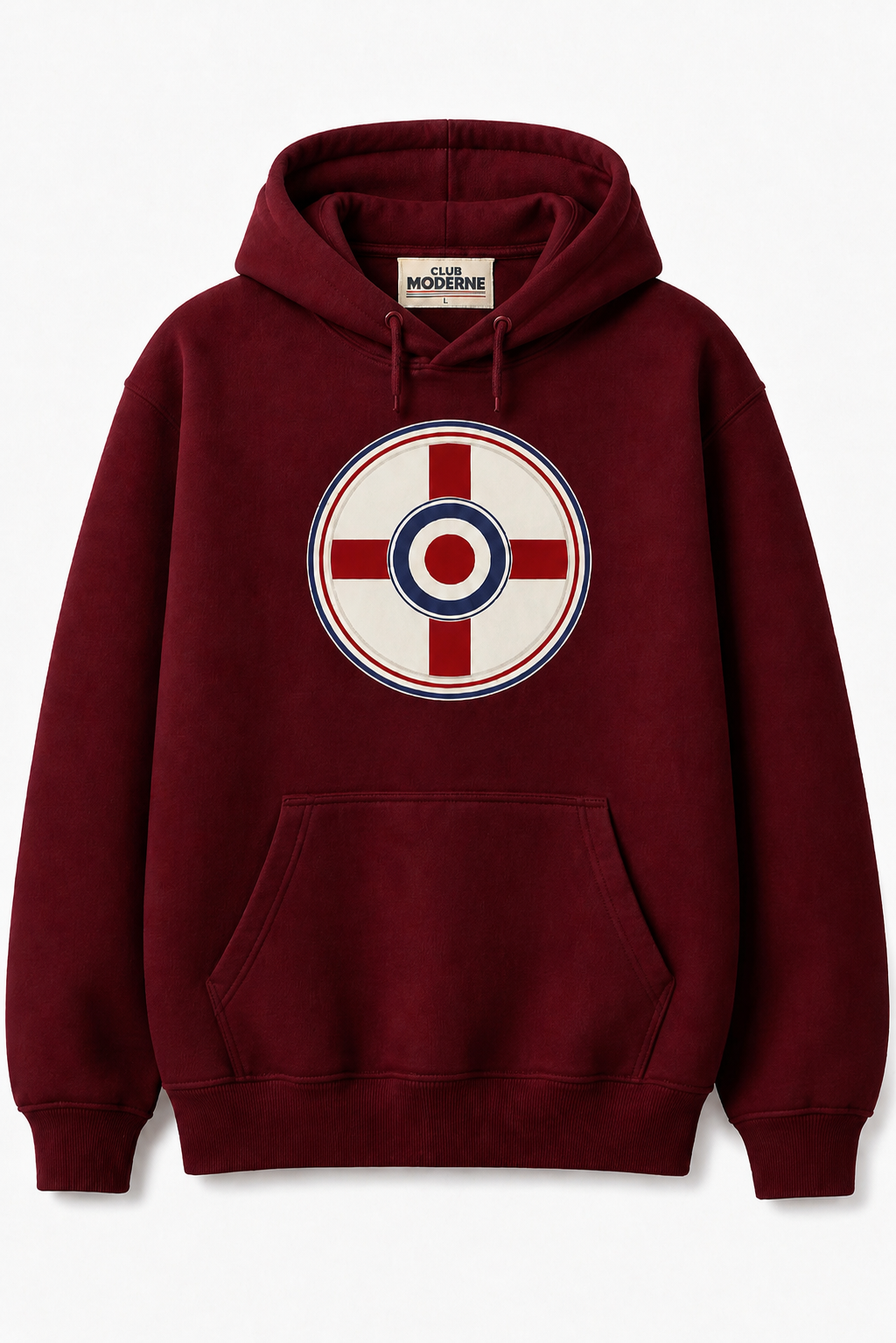 England Maroon Hoodie Crest