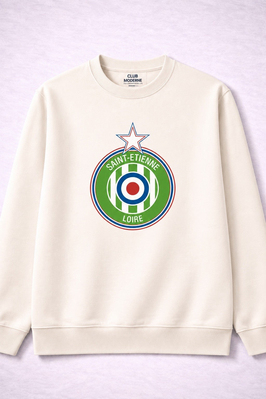 Saint-Etienne Loire Cream Sweatshirt Crest