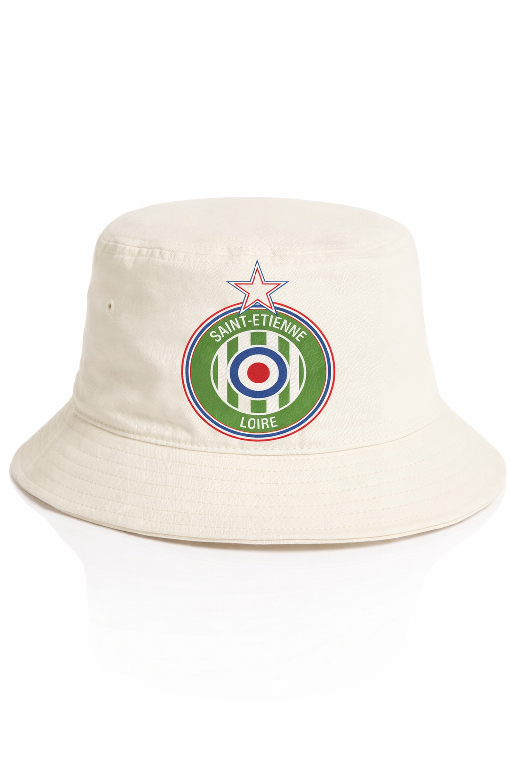 Saint-Etienne Loire Cream Bucket Hat Crest