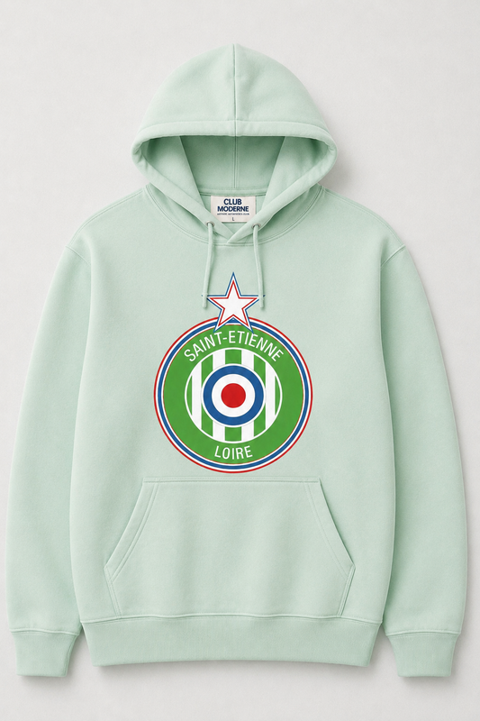 Saint-Etienne Loire Mint Hoodie Crest