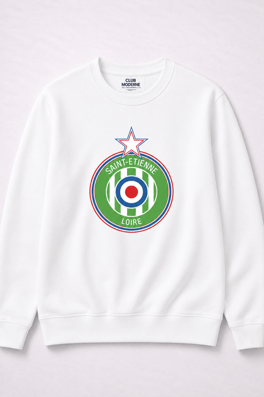 Saint-Etienne Loire White Sweatshirt Crest